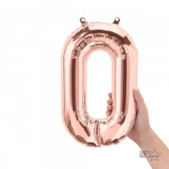 16" Rose Gold Number Balloon 