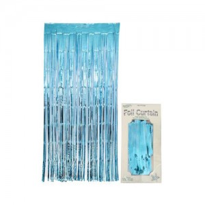 Foil Curtain - Light Blue 