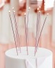 Birthday Candles Skinny Rose Gold Extra Long 