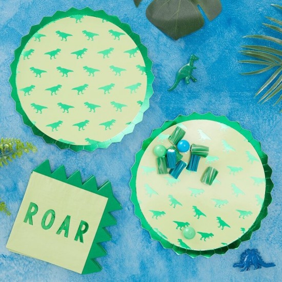 Dinosaur Paper Party Plates