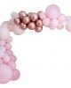 Luxe Pink & Rose Gold Balloon Arch Kit - Large 