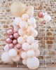 Pampas - White, Peach And Rose Gold Balloon Kit