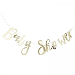 Baby Shower Gold Backdrop