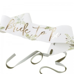 Bride To Be - Gold Foiled Sash