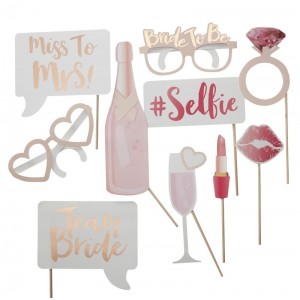 Hen Party - Team Bride Photo Booth Props