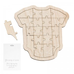 Wooden Baby Guestbook