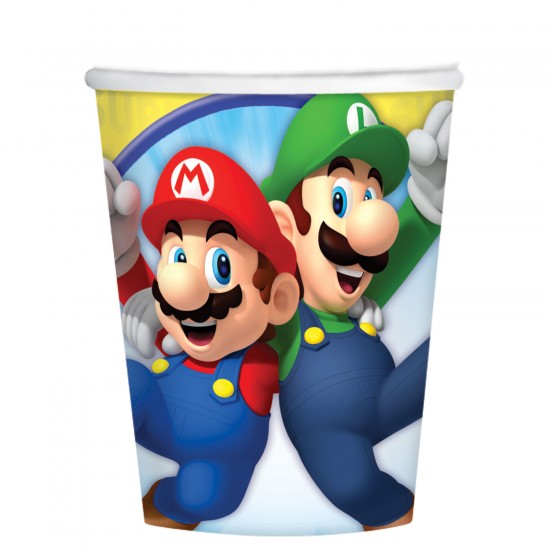 Super Mario Paper Cups