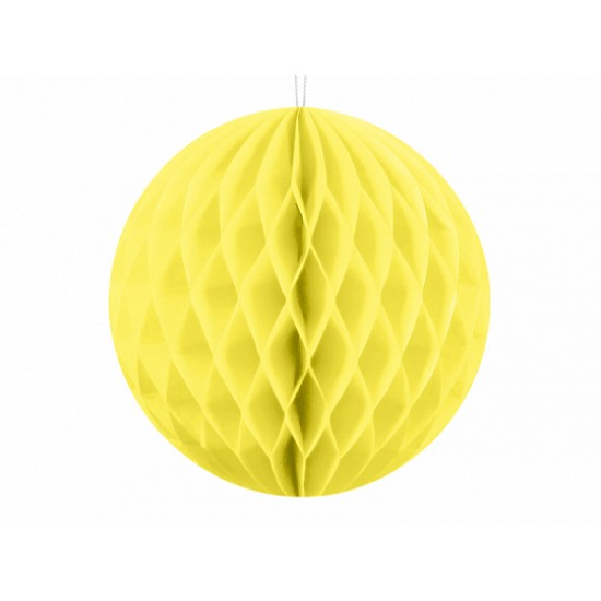 Honeycomb Ball - Light Yellow - Mini 10cm  