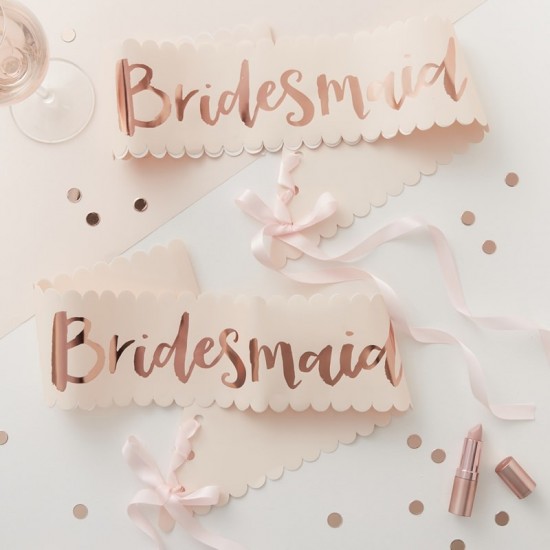 Bridesmaid Twin Pack - Pink & Rose Gold